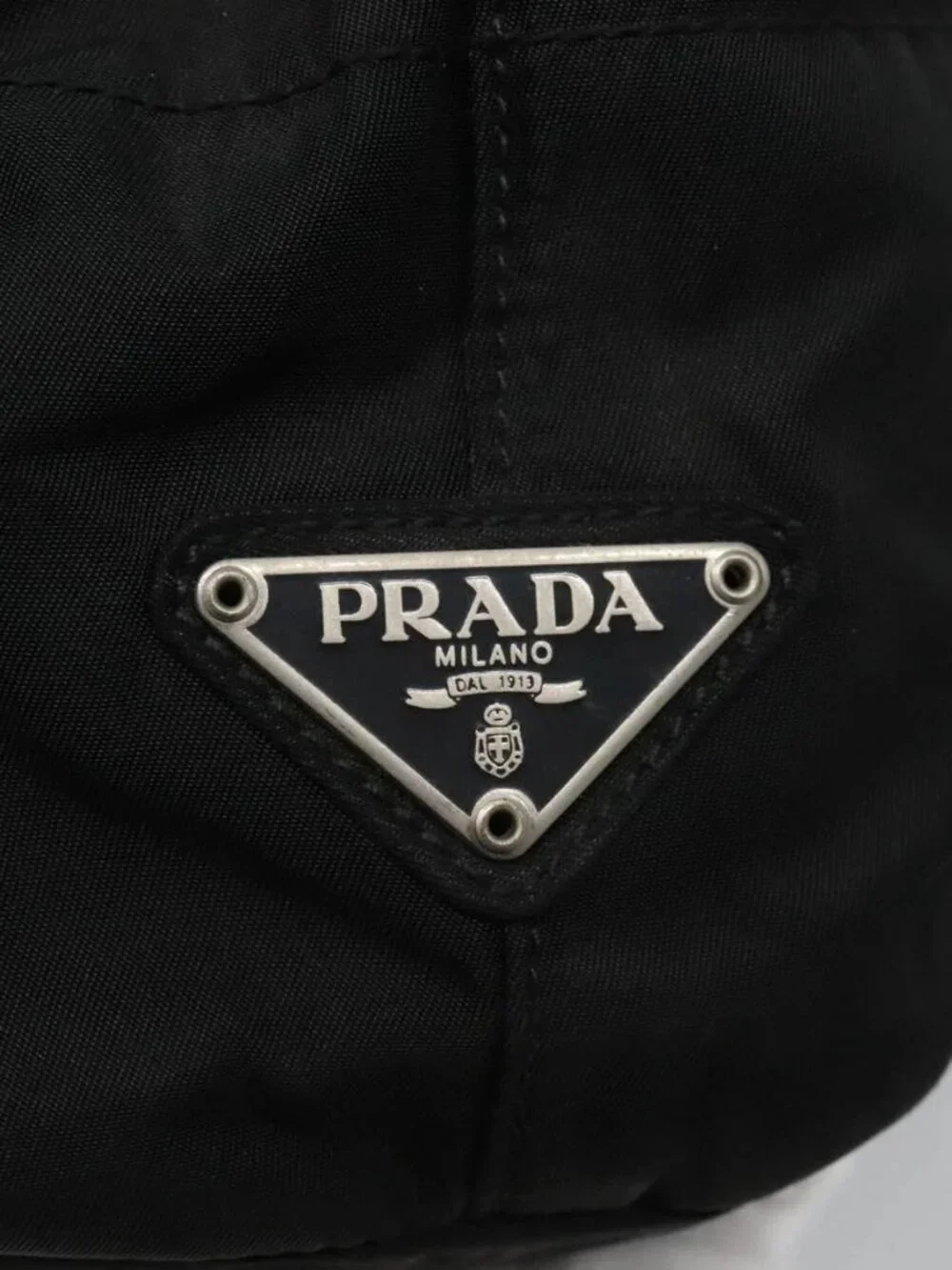 Prada brand	prada color	black